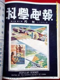 抗战期刊  科学画报 1939年 合订精装本