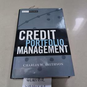 CREDIT PORTFOLIO MANAGEMENT  信贷组合管理  正版内页没有笔记馆藏  实物拍图以图为准