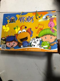 天童•维克斯系列英语教程 系列书10本 另加2本小的 见图VKIDS DVD CD I【全12盘】词汇卡 （3盒合售
