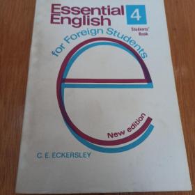 Essential English for Foreign Students 4