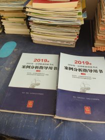 司法考试2019 2019年国家统一法律职业资格考试案例分析指导用书（全2册）