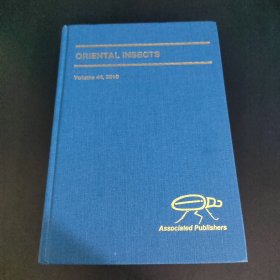 ORIENTAL INSECTS （东方昆虫 第44卷）