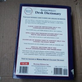 MerriamWebster`s Desk Dictionary