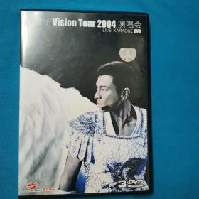 DVD 光盘 刘德华 vision tour 2004演唱会 LIBE KARAOKE 3dvd