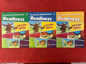 Reading for Comprehension Readiness Book 【1/2/3】实物拍图