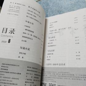 大型文学双月刊：清明（2020年第6期）