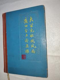 大公无私成风尚 庆功会上论英雄 精装日记插图本 36开 1966年日记写满文字