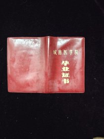 皖南医学院毕业证书（安徽芜湖，1979年）