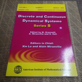 Discrete And Continuous Dynamical Systems 2009年3月第1期（离散和连续动力系统）