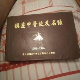 镇远中学校友名录（1901-1996）