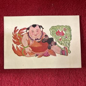 榴开百子图 （杨柳青年画）（1955年1版1印）