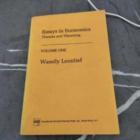 Leontief Ess2ays in Economics VOLUME ONE