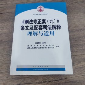 《刑法修正案（九）》条文及配套司法解释理解与适用