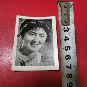 电影演员杨丽坤三寸厚纸黑白照片