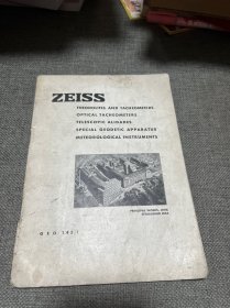 Carl Zeiss Jena 卡尔蔡司光学仪器使用说明书