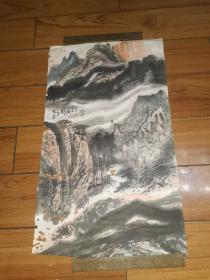 国画：满目青山夕照明（庐樵）