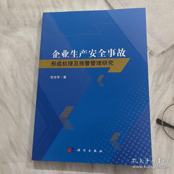 企业生产安全事故形成机理及预警管理研究