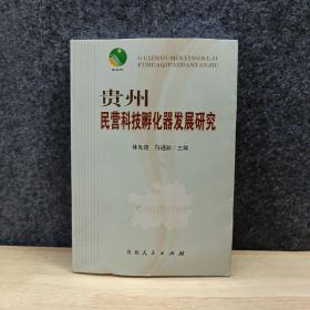 贵州民营科技孵化器发展研究