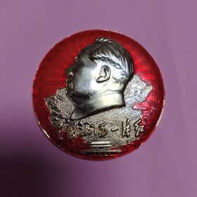 毛主席像章 （全国山河一片红）