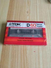 磁带 ：TDK D 60（未拆封）