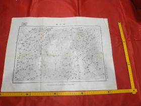 山西省浑源县原版老地图(民国二十四年<1935年>印)(研究地方志文献必备资料)