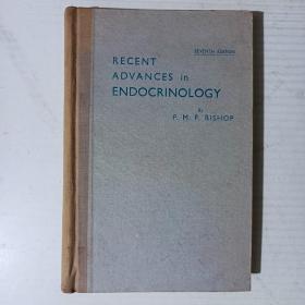 RECENT ADVANCES in ENDOCRINOLOGY 内分泌学的最近进展。1954年英文版。