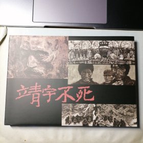 靖宇不死（彩色32开绢版大精装本新版四色印刷连环画，雷人策划，连环画出版社出版，2014年9月一版一印，新书未开封，品相见图片）