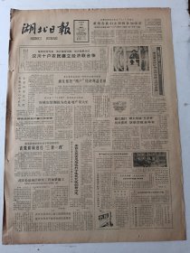 湖北日报1983年1月30日4版