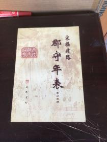 宋福建路郡守年表（9品）