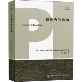 非政治的范畴 政治理论 (意)罗伯托·埃斯波西托 新华正版