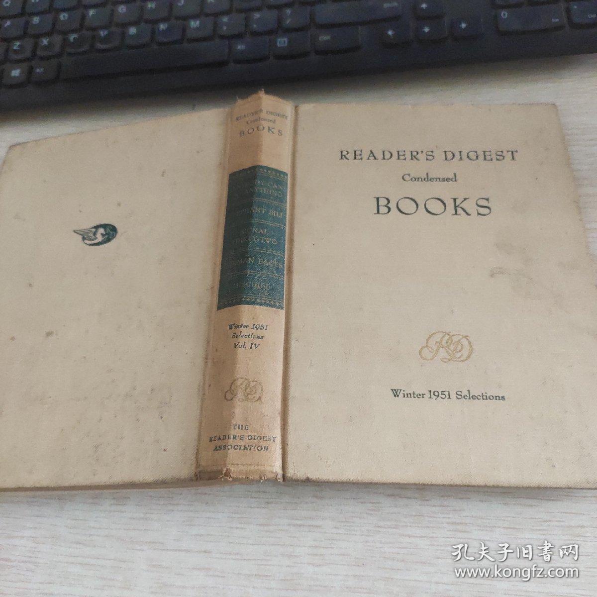 READER'S DIGESTCondensedBOOKS