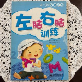 2-3岁全脑开发：左脑右脑训练；3-4岁左脑右脑训练（两本合售