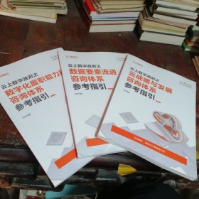 云上数字政府：数字化履职能力建设咨询体系参考指引+数据要素流通咨询体系参考指引+云战略与发展咨询体系参考指引（2023版）共3本合售，品相看图