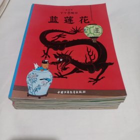 丁丁历险记【13册合售：蓝莲花……】
