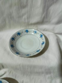 老物件六七十年代景德镇东风厂料碟小瓷盘餐具陶瓷碟收藏拍一发三