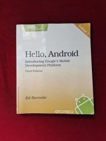 Hello, Android：Introducing Google's Mobile Development Platform 16开