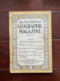 1926年1月美国国家地理杂志（The national geographic magazine) 信鸽专题，涉及中国人文