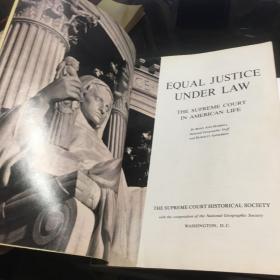 equal justice under law the superme court in american life