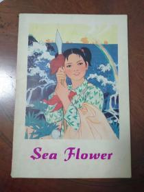 《海花》英文版，彩绘连环画，1975年一版一印