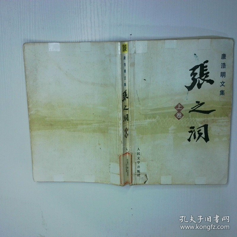 唐浩明文集 张之洞上 二手书实拍图