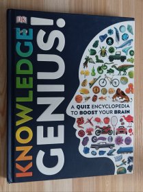 英文书 Knowledge Genius!: A Quiz Encyclopedia to Boost Your Brain (DK Knowledge Genius) Hardcover by DK (Author)
