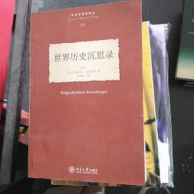 世界历史沉思录(历史的观念译丛)