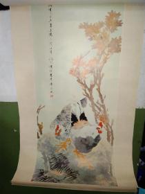 挂历画片12张(任伯年,唐伯虎,马元奴等绘)