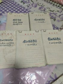 人民公社历史资料手稿 黑龙江省肇东县红旗大队一九七六年农业增产增收主要措施(17页) 肇东县明久人民公社农业会议报告草稿等12份(共3本362页) 肇东县明久人民公社经验介绍 决心书 批判稿 青年工作总结(共100页)