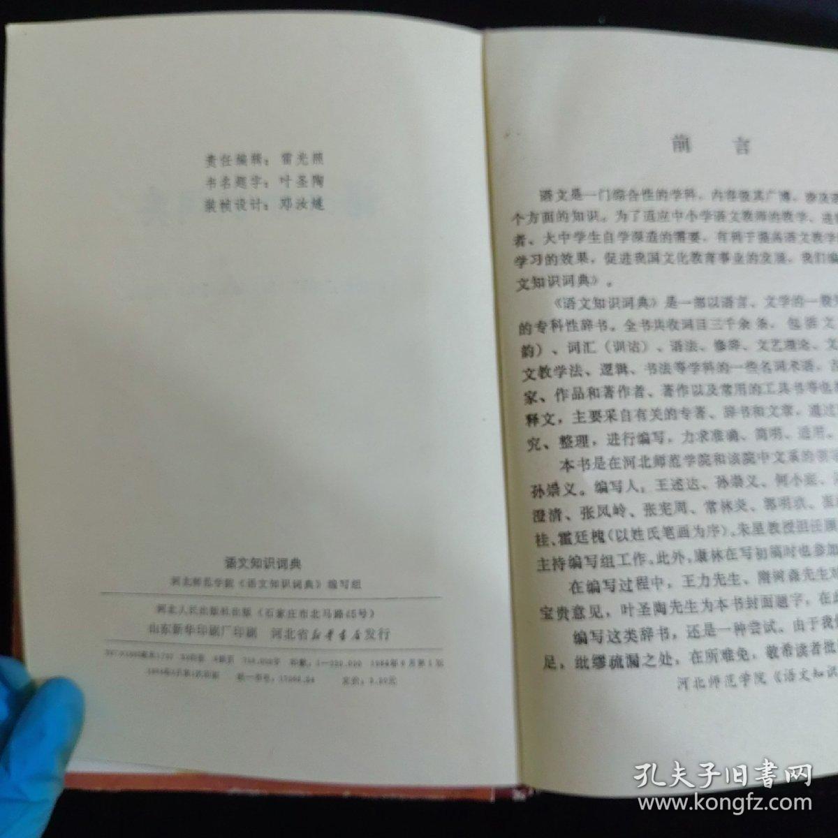 语文知识词典