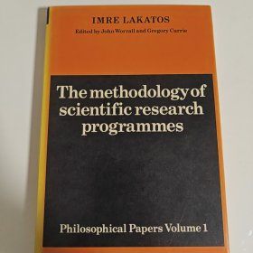 The methodology of scientific research programmes. Philosophical papers volume 1