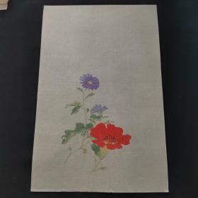 木刻水印 信笺纸 套色印刷 花卉图15
