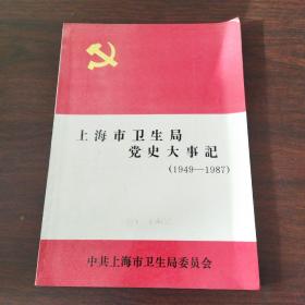 上海市卫生局党史大事记（1949～1987）