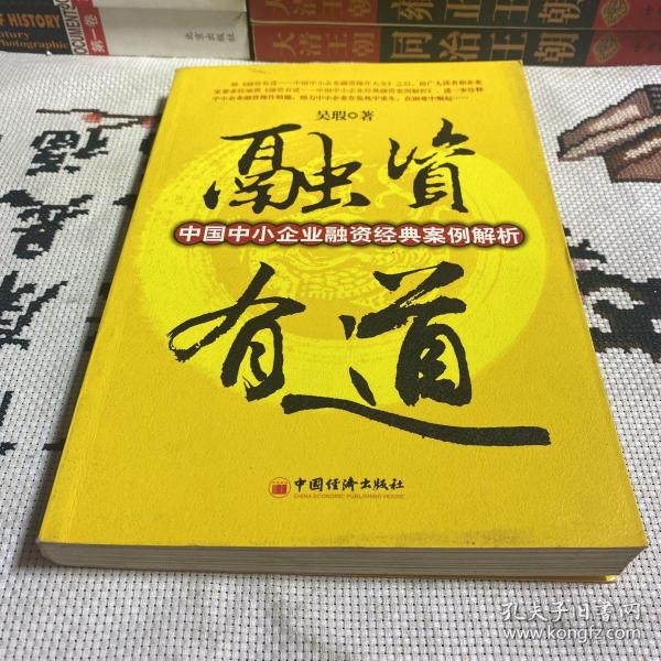 融资有道：中国中小企业融资经典案例解析