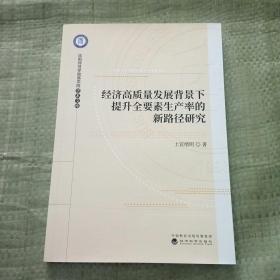 经济高质量发展背景下提升全要素生产率的新路径研究